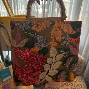 Floral Embroidered Women Bag